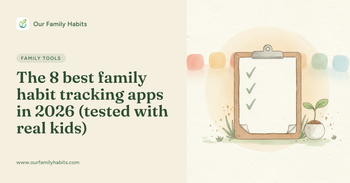 The 8 best family habit tracking apps in 2026 (tested with real kids ...